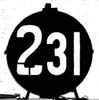Liniensignal der Linie 231